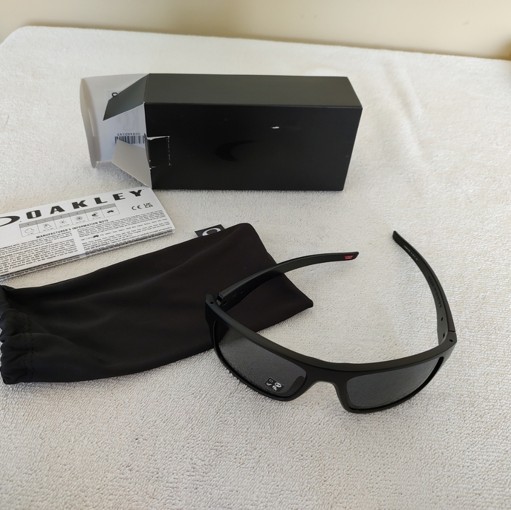 Oakley Drop Point OO9367 Matte Black Sunglasses Body Armor Promo